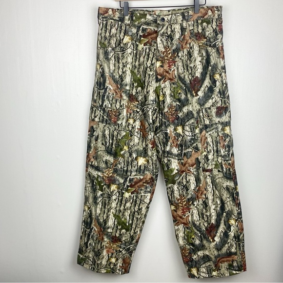 Mothwing Pants Men‎ Large Brown Green Fall Mimicry 2.0 Camo Cargo - Picture 1 of 16
